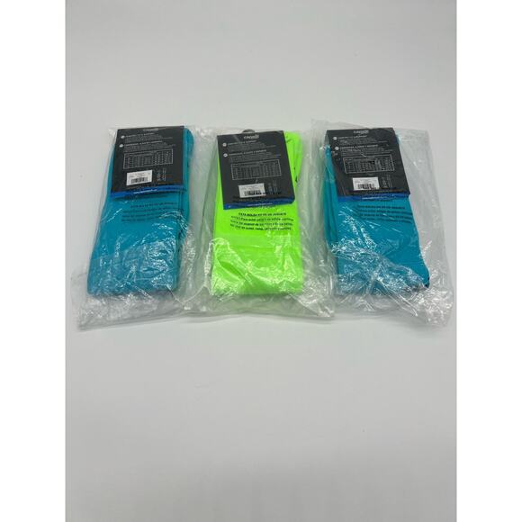 NWT Capelli Sport Soccer Match Socks AGX-1695 Blue Neon Green Lot of 3 Large - Picture 9 of 10